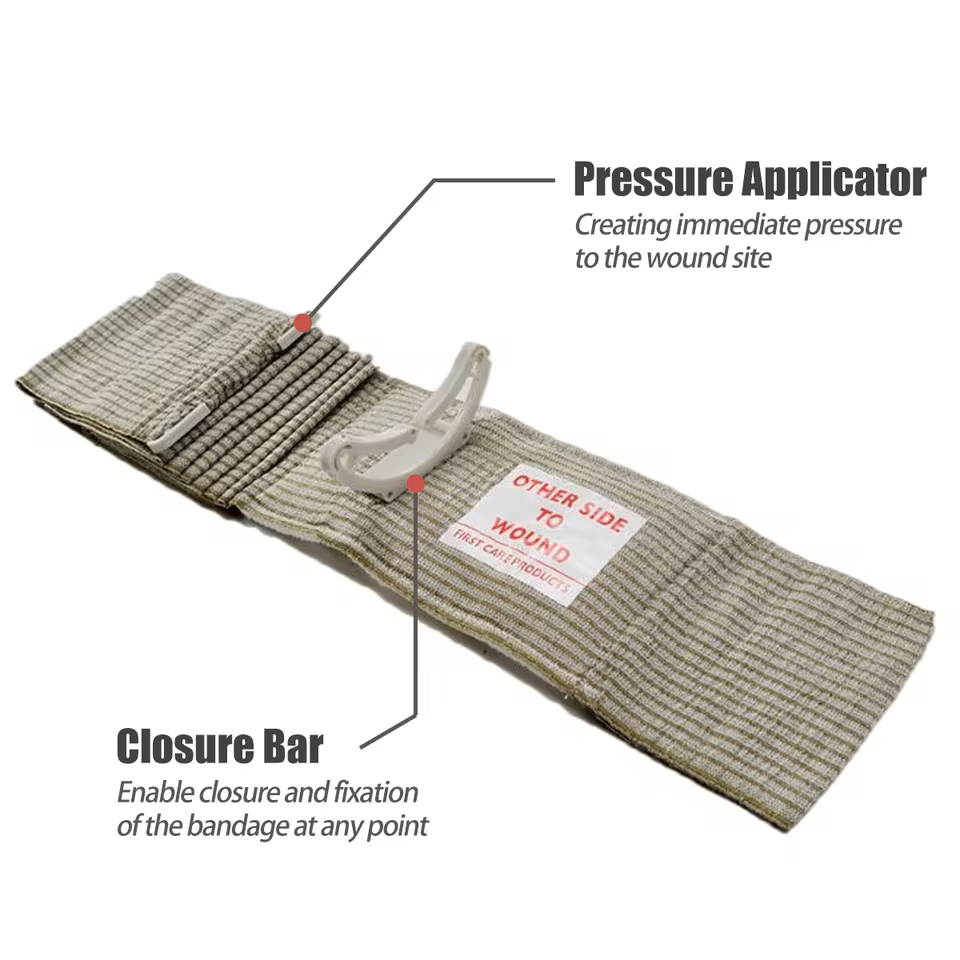 Rhino Rescue Israeli Bandage 4 inch - Επίδεσμος Πίεσης Πρώτων Βοηθειών