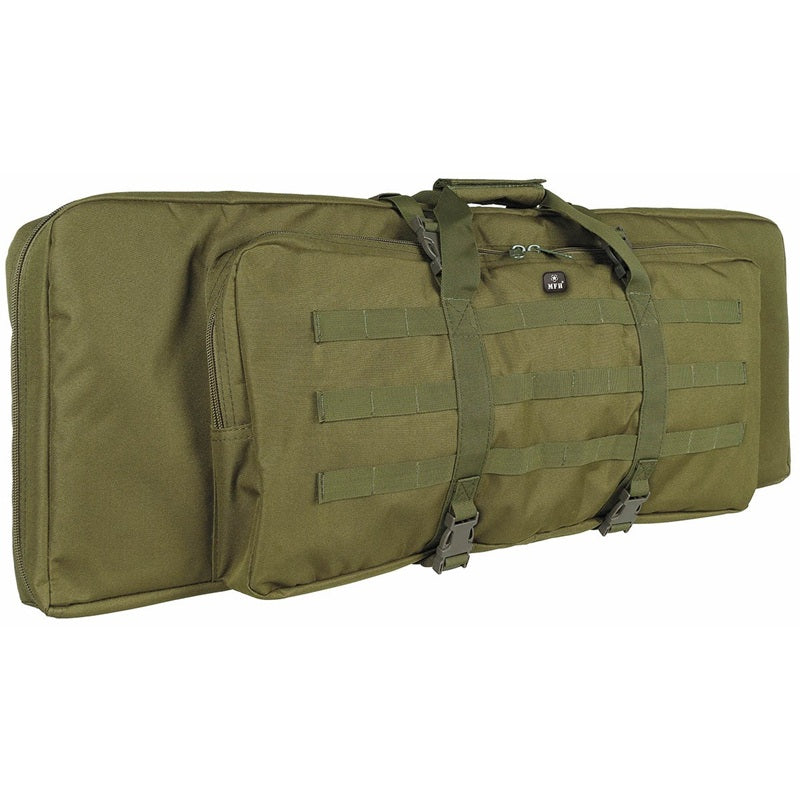 MFH - Rifle Bag, OD green, for 2 rifles NSO Gear Gun Cases & Range Bags