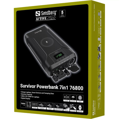 Sandberg Survivor Powerbank 7in1 76800 NSO Gear power bank