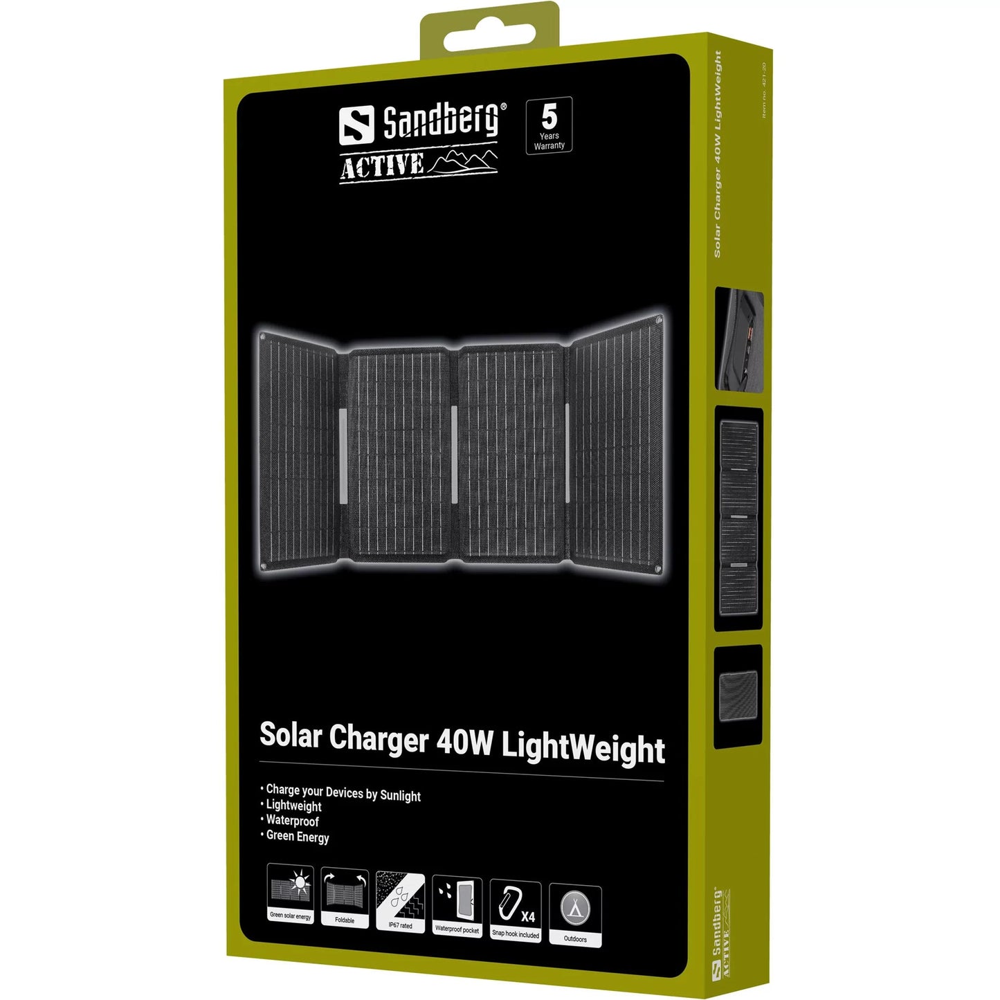 Solar Charger 40W Lightweight NSO Gear solar panel