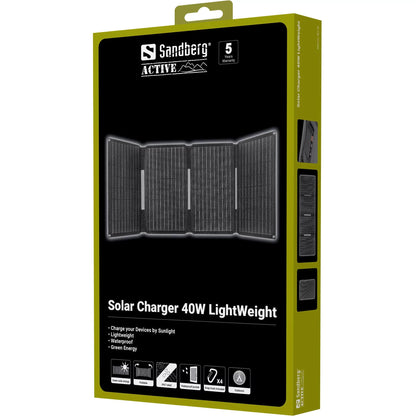 Solar Charger 40W Lightweight NSO Gear solar panel