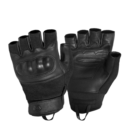 Pentagon Stinger Short Tactical Gloves - Δερμάτινα Τακτικά Γάντια Κοφτά Μαύρα
