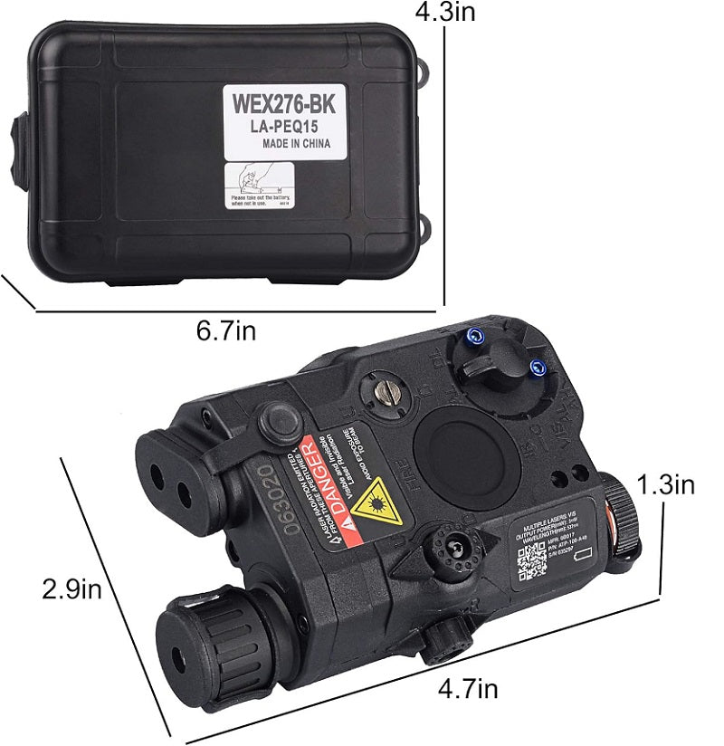 FlsashLight with IR laser NSO Gear