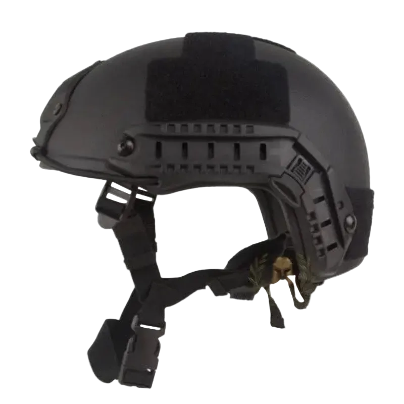Double Action Atlas High Cut Ballistic Helmet Black - Αντιβαλλιστικό Κράνος Αραμιδικό IIIA