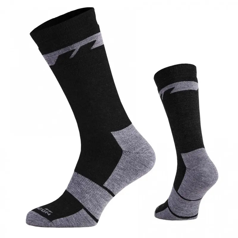 Alpine Merino Medium Socks - Black NSO Gear 
