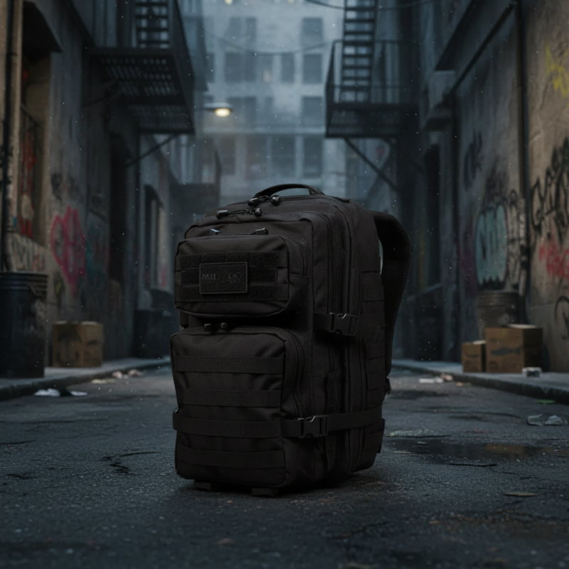 Mil‑Tec US Assault Pack Large Black 36L | Tactical Backpack – Τακτικό Σακίδιο Πλάτης 36L