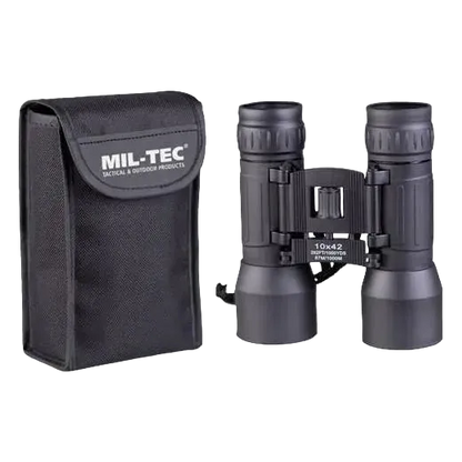 Mil-Tec Black Collapsible Binocular 10x42 - Κυάλια Αναδιπλούμενα Στρατιωτικά