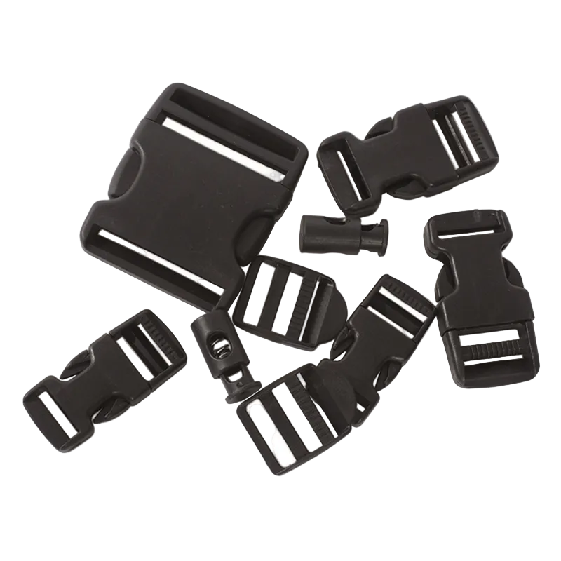 Mil-Tec Black 9-Piece Buckle Set | Σετ Αγκραφών Tactical