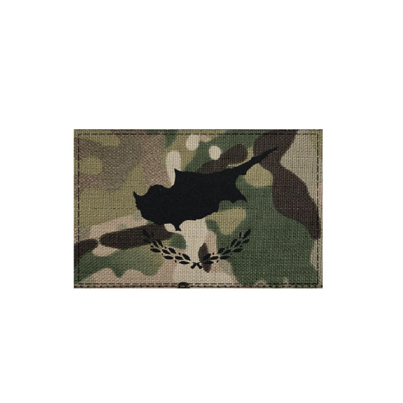 Reflective patch - camo Flag of Cyprus NSO Gear Velcro