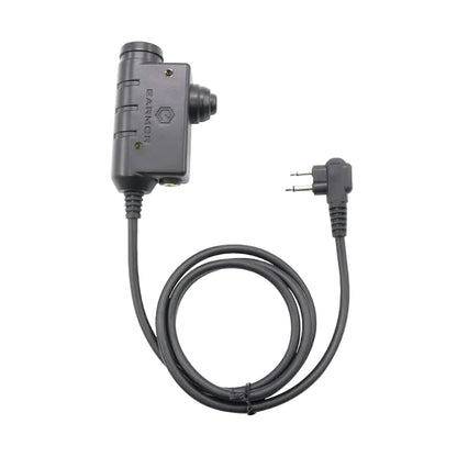 Διακόπτης PTT για Ωτοασπίδες EARMOR, Midland διπλό βύσμα (Stereo), Standard NSO Gear 