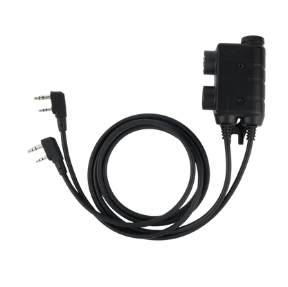 Διακόπτης PTT για Ωτοασπίδες EARMOR,M56-KEN, 2 x Kenwood/Baofeng, Standard NSO Gear 