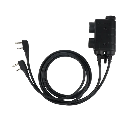 Διακόπτης PTT για Ωτοασπίδες EARMOR,M56-KEN, 2 x Kenwood/Baofeng, Standard NSO Gear 