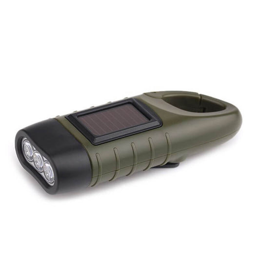 Φακός Με Δυναμό Και Ηλιακό Πάνελ NSO Gear Flashlights