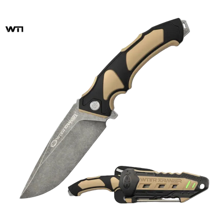 WithArmour RescueX Fixed Blade Knife - Επιχειρησιακό Μαχαίρι 440C Stone Washed