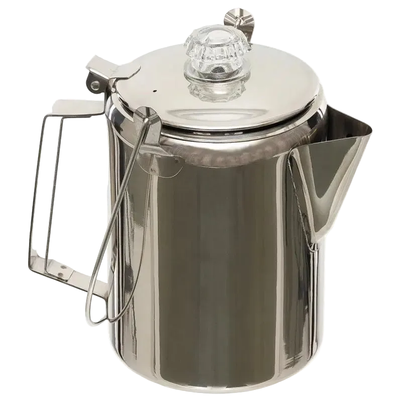 Fox Outdoor Coffee Pot with Percolator - Ανοξείδωτη Καφετιέρα 1.5L