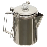 Fox Outdoor Coffee Pot with Percolator - Ανοξείδωτη Καφετιέρα 1.5L