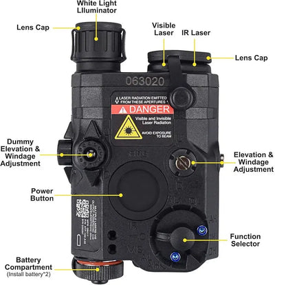 Flashlight with IR Laser - The Ultimate Tactical Tool NSO Gear 