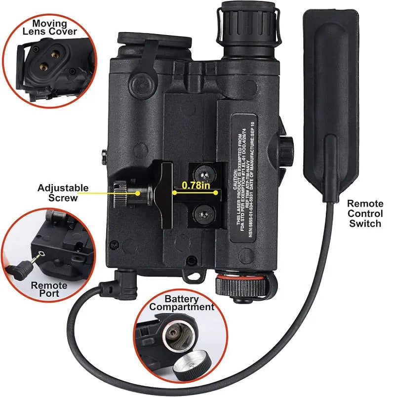 Flashlight with IR Laser - The Ultimate Tactical Tool NSO Gear 