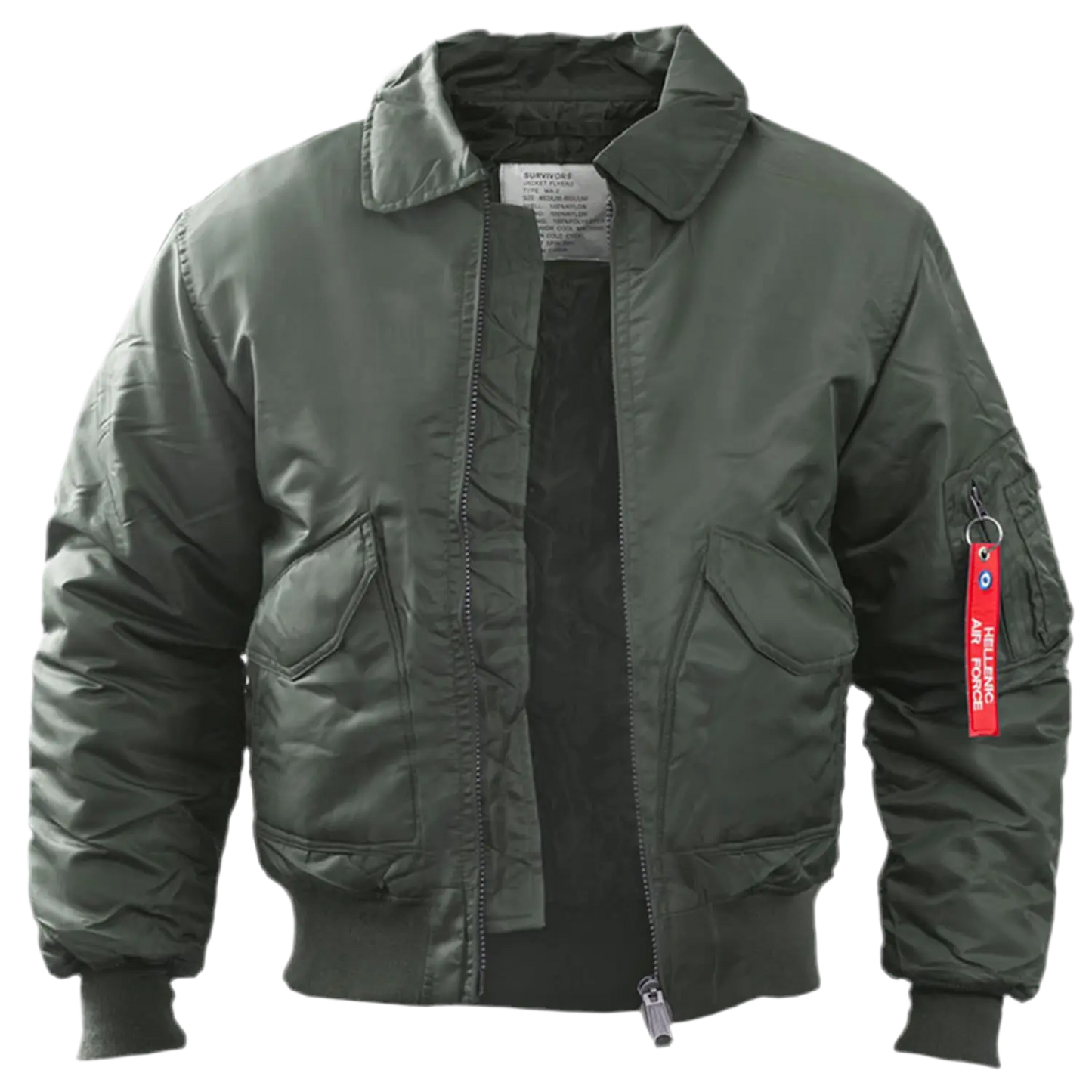 Flight Jacket - Olive Green NSO Gear 