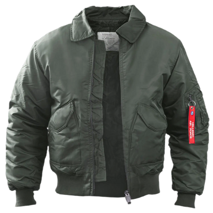 Flight Jacket - Olive Green NSO Gear 