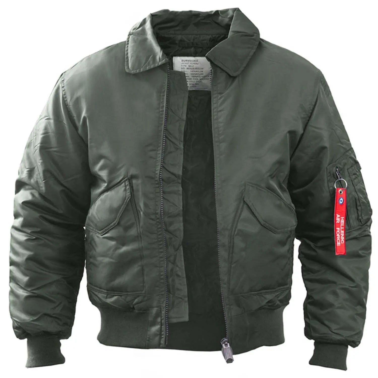 Flight Jacket - Olive Green NSO Gear 