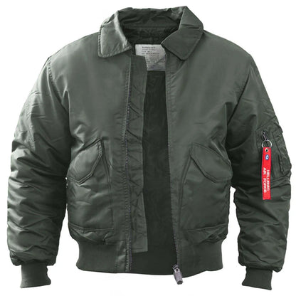 Flight Jacket - Olive Green NSO Gear 