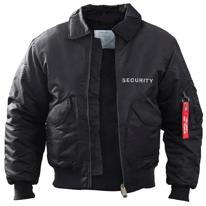 Survivors Flight Jacket Security Black - Ανδρικό Τακτικό Μπουφάν