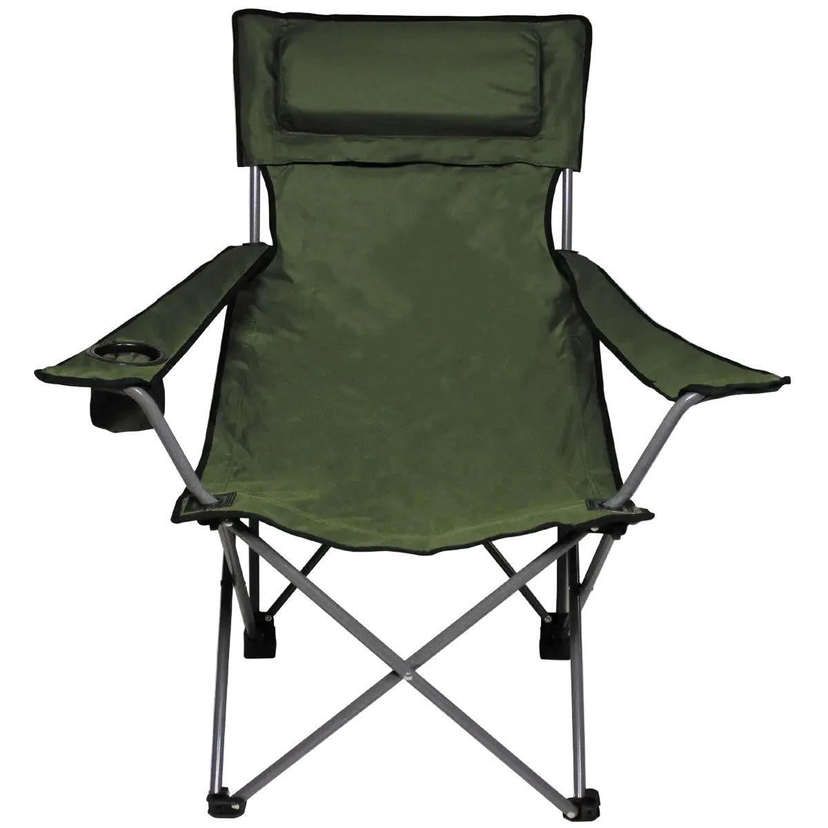 FOX Outdoor Folding Chair Deluxe Olive - Αναδιπλούμενη Καρέκλα Camping με Υποβράχιο