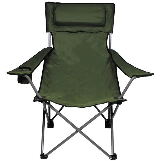 FOX Outdoor Folding Chair Deluxe Olive - Αναδιπλούμενη Καρέκλα Camping με Υποβράχιο