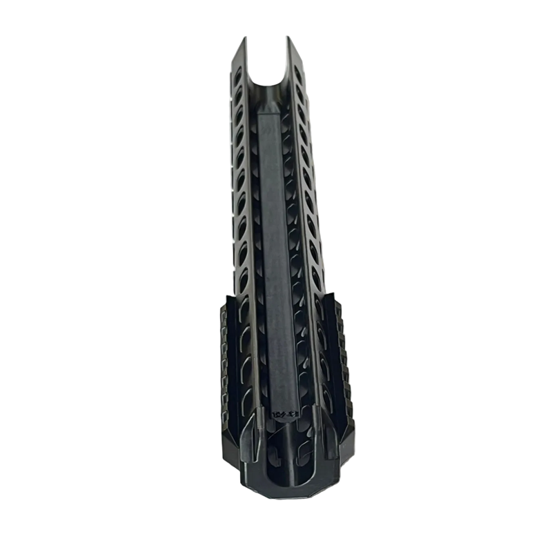 Black and gray tactical tool on a white background