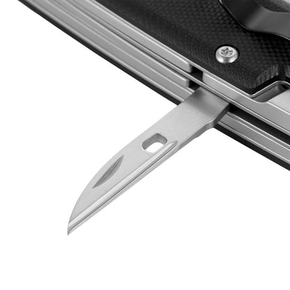 M-Tac Folding Knife Type 9 (6 Tools) Black/Steel - Πολυεργαλείο & Μαχαίρι