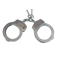 Survivors Chain Handcuffs Nickel Double Lock - Χειροπέδες Μεταλλικές με Αλυσίδα