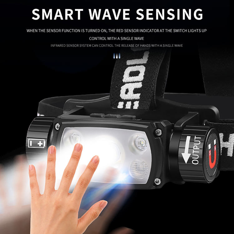 Headlamp with Smart Sensor NSO Gear Flashlights
