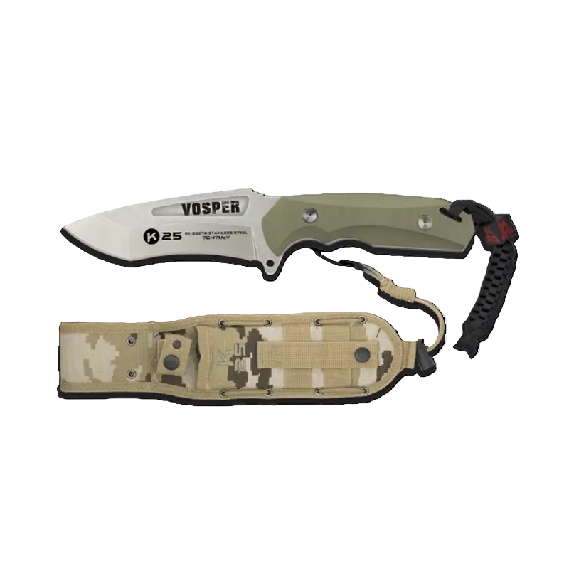 K25 Tactical Knife VOSPER Coyote - Τακτικό Μαχαίρι 7Cr17MoV 25.5cm