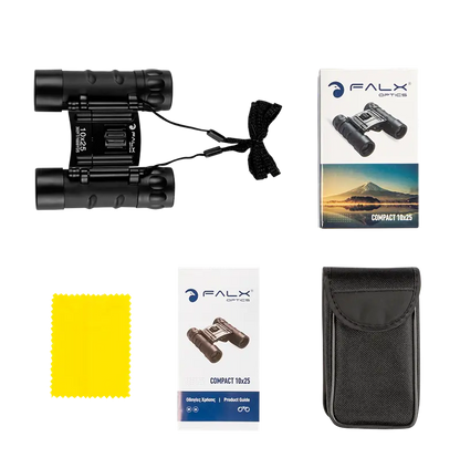 ΚΙΑΛΙΑ FALX Optics Compact 10x25mm , Black NSO Gear Binoculars