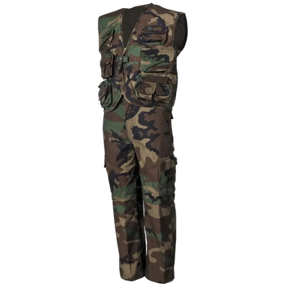 MFH Kids Set Pants & Vest Woodland - Παιδικό Σετ Παντελόνι & Γιλέκο Camo