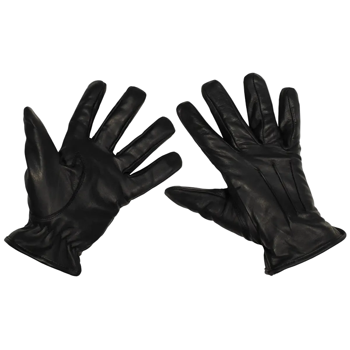 Leather Gloves, "Safety", black, cut-resistant