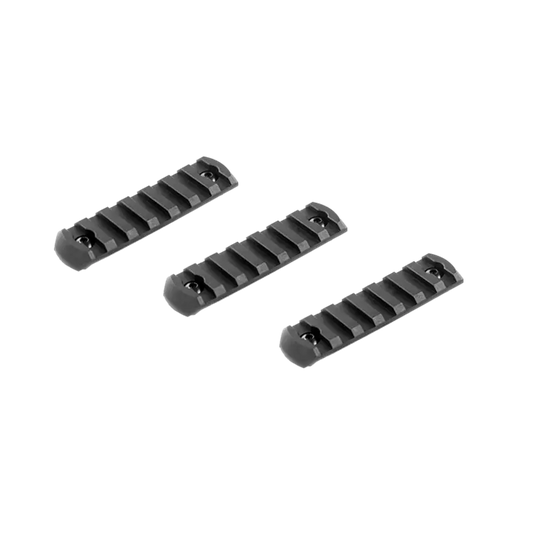 M-Lok Rail, Short, 7 slots, 3pcs NSO Gear 