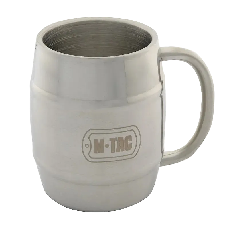 M-Tac Camping Beer Thermo Mug - Ισοθερμική Κούπα Ανοξείδωτη 450ml