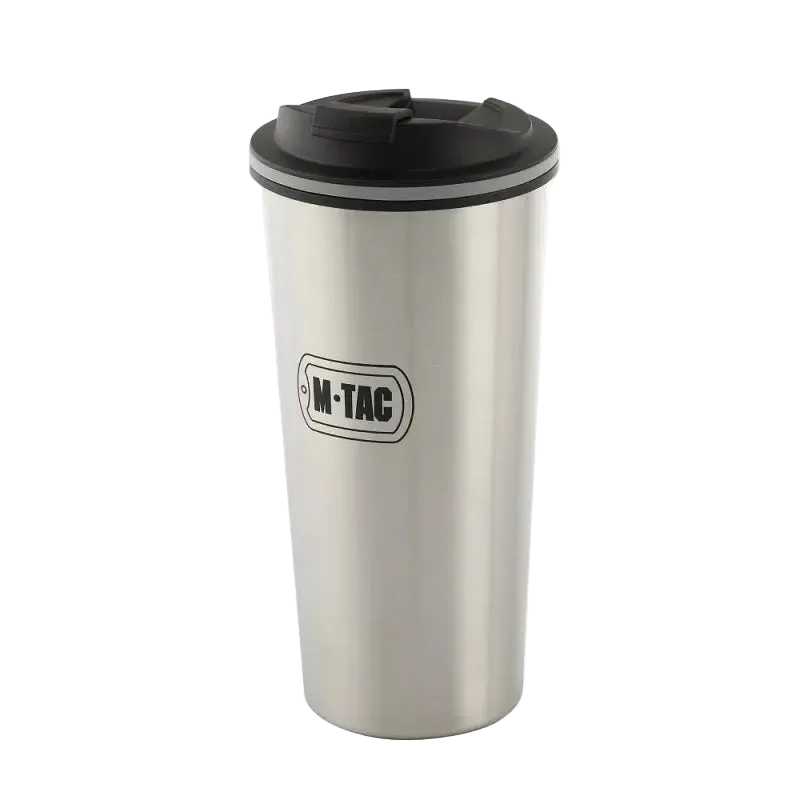 M-Tac Insulated Mug 450ml - Ισοθερμική Κούπα Ταξιδίου με Καπάκι & Βαλβίδα