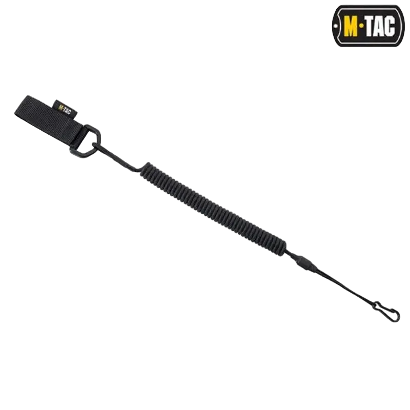 M-Tac Safety Cord with D-ring - Σπιράλ Κορδόνι Ασφαλείας Όπλου