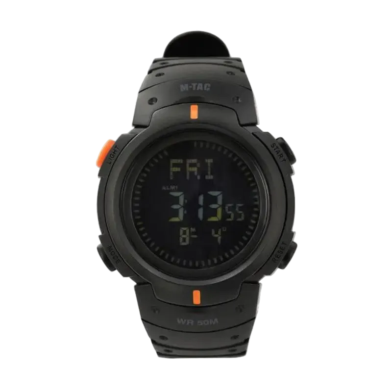 M-Tac Watch Tactical Compass Black - Τακτικό Ρολόι με Πυξίδα