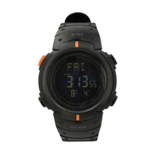 M-Tac Watch Tactical Compass Black - Τακτικό Ρολόι με Πυξίδα