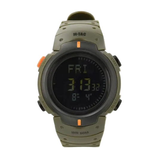 M-Tac Watch Tactical Compass Olive - Τακτικό Ρολόι με Πυξίδα