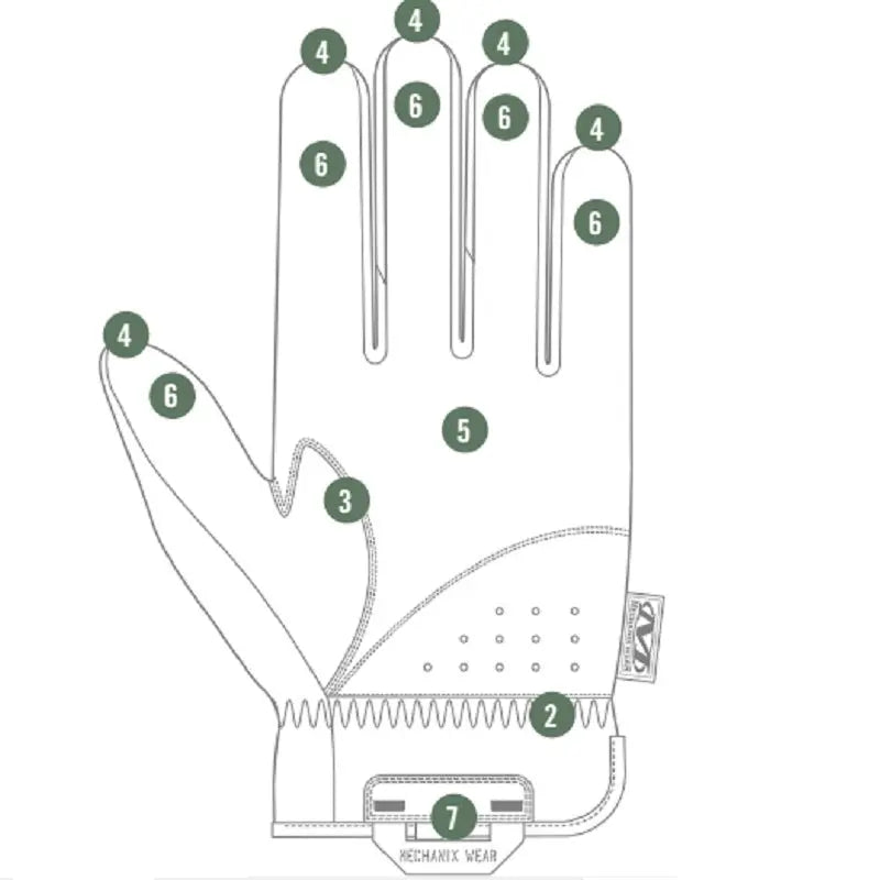 MECHANIX Gloves, Fastfit, Coyote NSO Gear 