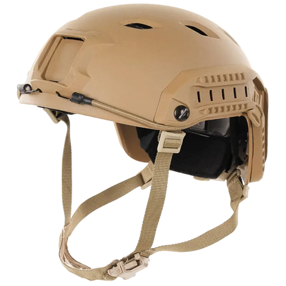 MFH FAST Paratrooper Helmet Coyote - Τακτικό Κράνος ABS με Ράγες & NVG Mount