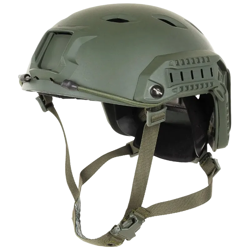 MFH FAST Paratrooper Helmet OD Green - Τακτικό Κράνος ABS με Ράγες & NVG Mount