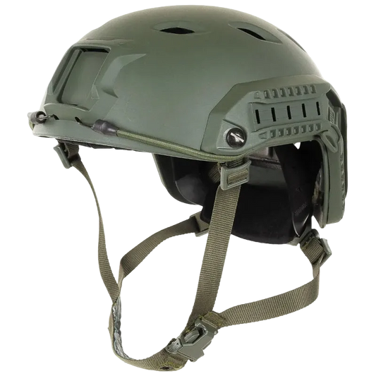 MFH FAST Paratrooper Helmet OD Green - Τακτικό Κράνος ABS με Ράγες & NVG Mount