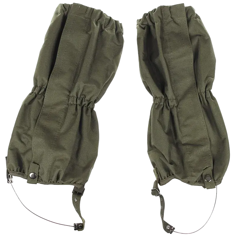 MFH - Gaiters, OD green, with zip, steel wire NSO Gear 