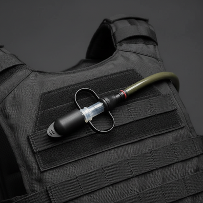 MFH Mouthpiece Drinking Tube Black - Επιστόμιο Σωλήνα Υδροδότη
